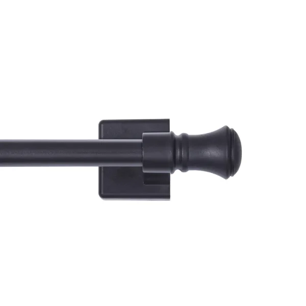 Mainstays Cameron 7/16 inch Adjustable Multi-Use Magnetic Appliance Rod, 16-28 inch, Black