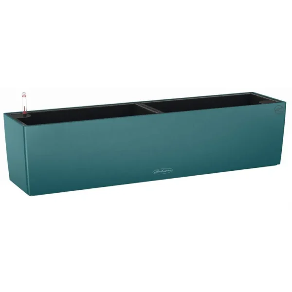 Lechuza 15708 Balconera Color 80 Petrol Blue Indoor/Outdoor Planter