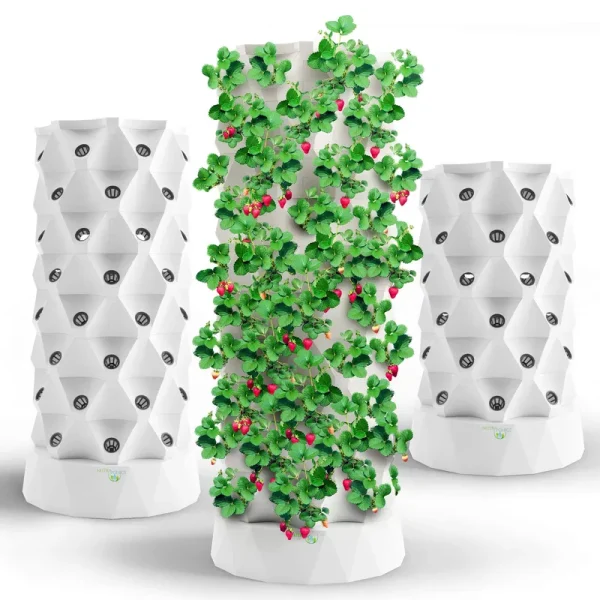 Hydroponics Garden Tower Growing System ÿ 64 Pots