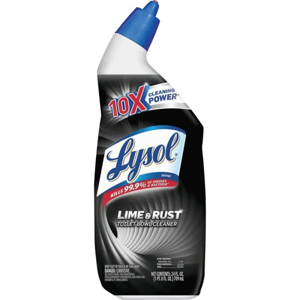 Lysol Toilet Bowl Cleaner, Lime & Rust - 24 fl oz bottle