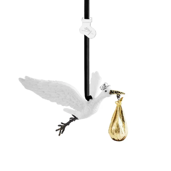 Michael Aram Stork Ornament - Gold