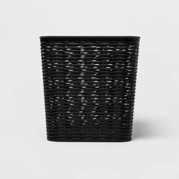 Brightroom Wave 11" Cube Storage Bin Black