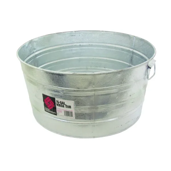 Behrens 15 Gal Steel Tub Round
