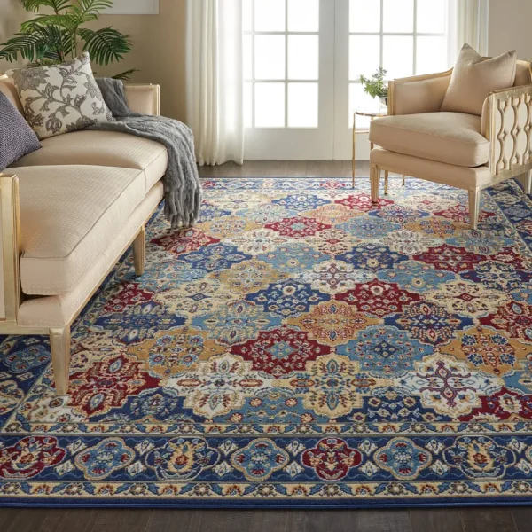 Nourison Grafix GRF31 7'10" x 9'10" Multicolor Area Rug