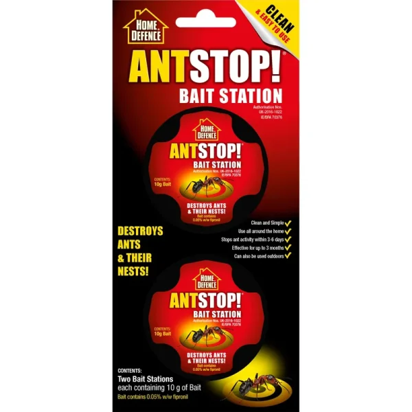 Home Defence Antstop Bait Station Twin Pack [119660]