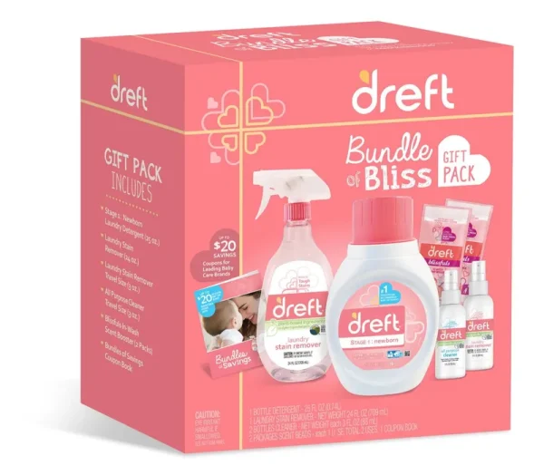 Dreft Bundle of Bliss Laundry Detergent Gift Pack - 6ct