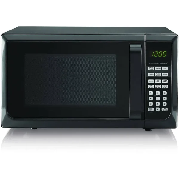 Hamilton Beach 900W Microwave Oven - 0.9 cu ft - Black