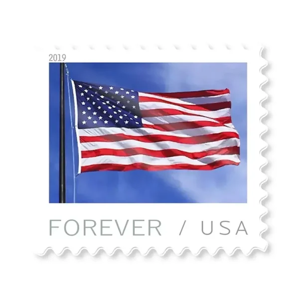 2019 U.S. Flag Forever Stamps - First-Class Postage Booklets