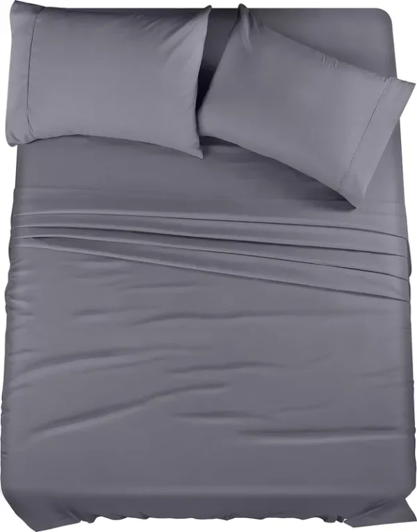 Utopia Bedding Queen Bed Sheets Set - 4 Piece Bedding - Brushed Microfiber - Shrinkage and Fade Resistant