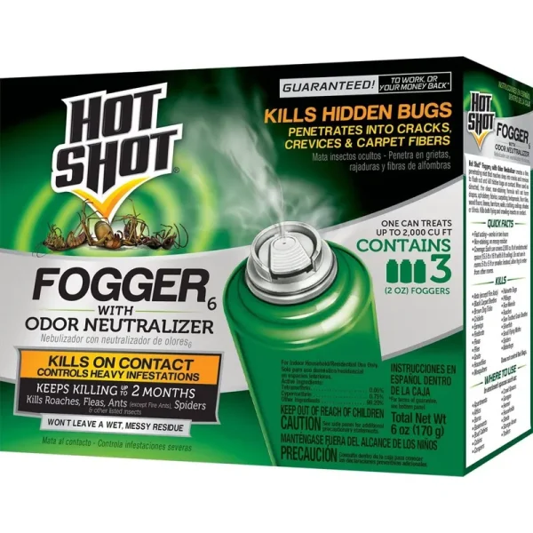 Hot Shot Fogger - 3 pack, 2 oz foggers