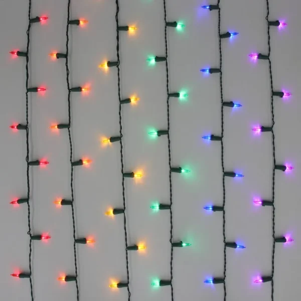 Philips 480ct LED App Controlled Christmas String Lights Multicolor Green Wire