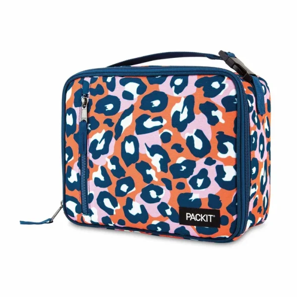 PackIt Classic Freezable Lunch Box - Wild Leopard Orange