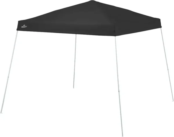 Quest 10'x10' Q64 Slant Leg Canopy, Black