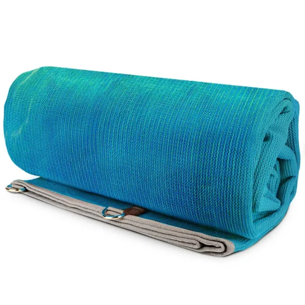 Original Sand-Free Camping Mat | CGear M / 2 Tone Blue | Green