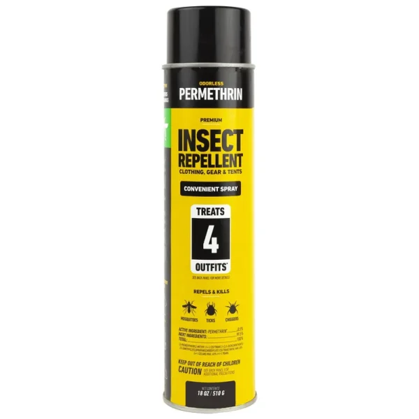 Sawyer Products Premium Permethrin Insect Repellent Aerosol Spray, Size: 18oz