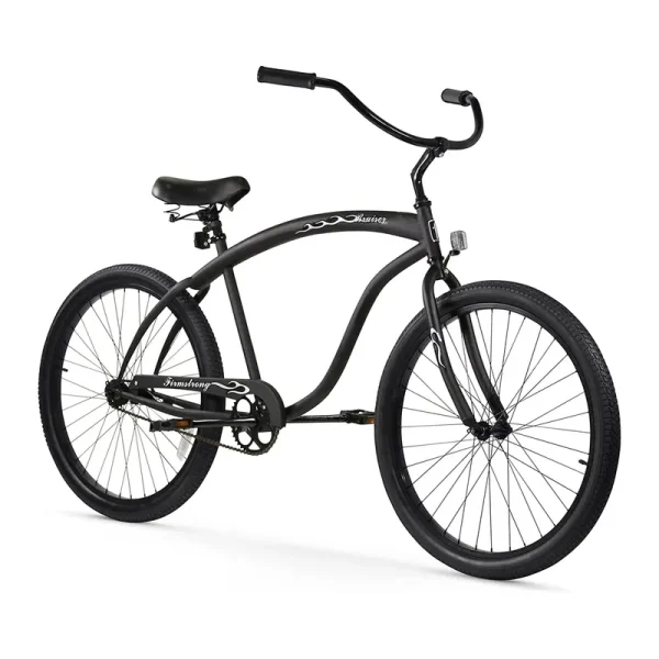 Firmstrong Bruiser Single Speed Men'S 26 in Beach Cruiser Bike, Black