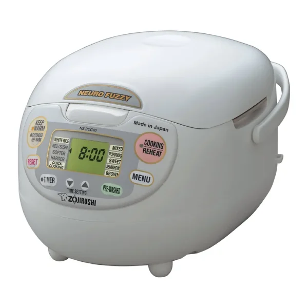 Zojirushi Neuro Fuzzy 5.5-cup Rice Cooker & Warmer - White