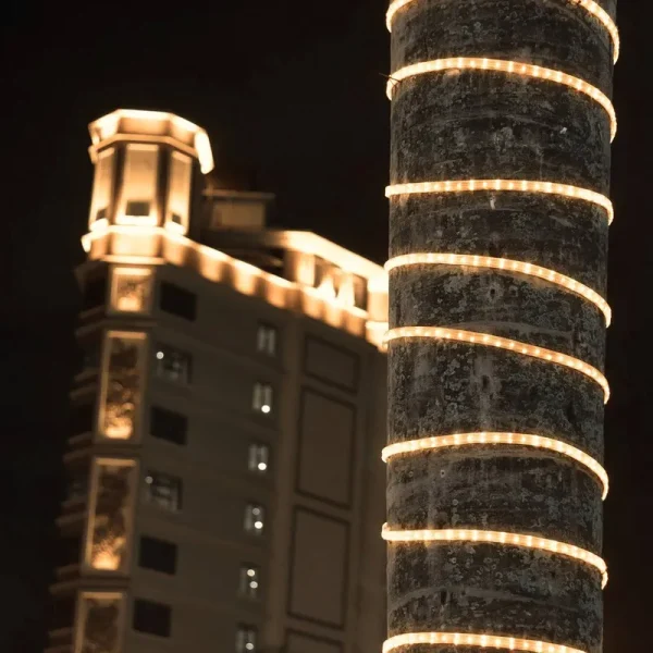 Warm White LED Rope Light, 18 ft