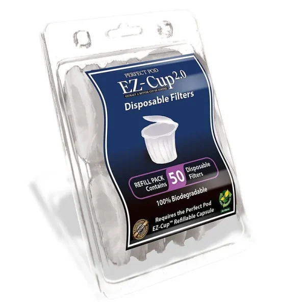 Perfect Pod EZ-Cup Filters, White - 50 count