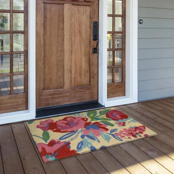Kosas Home Belinda Coir Doormat, 36x24, Multi