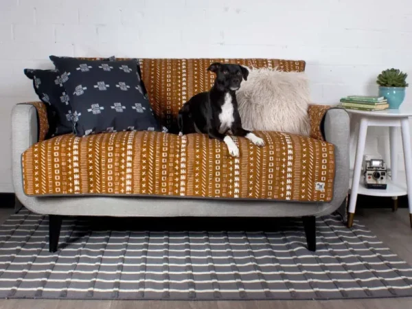 Molly Mutt Forever Young Couch Cover Rust Medium