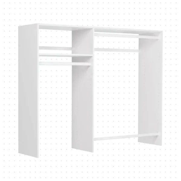Grid 36" W - 60" W Closet System Starter Kit Dotted Line Finish: White