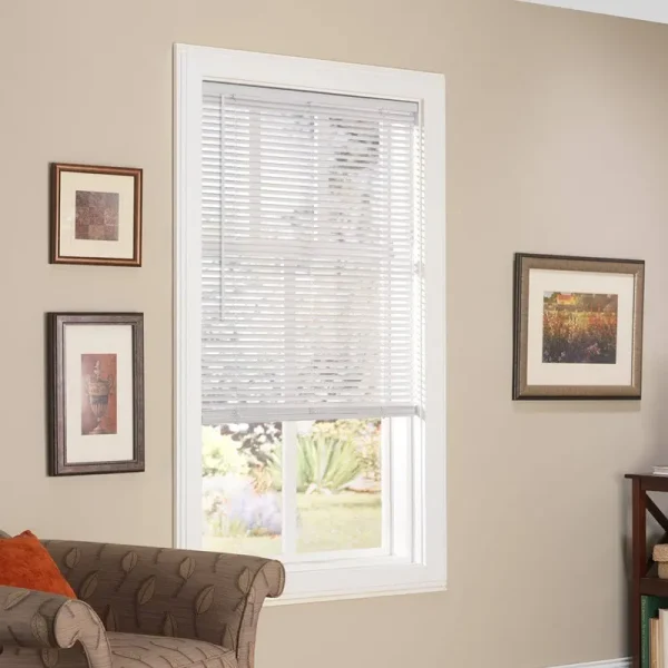 Lumino 1" Vinyl Cordless RD Blind, White, 26x36