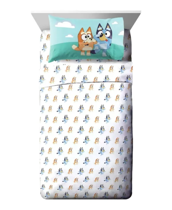 Bluey & Bingo Toddler Sheet Set