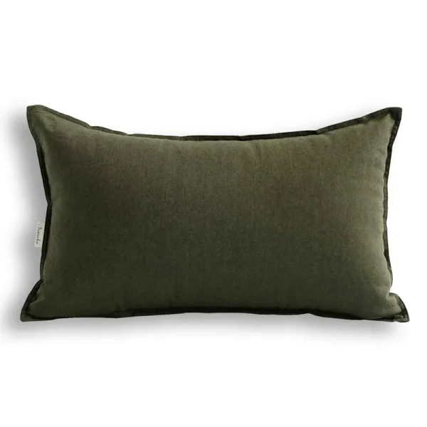 Jeanerlor Cotton Linen Decorative 12x20 Lumbar Throw Pillow Case Cushi