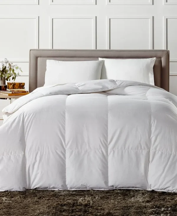 Charter Club White Down Medium Weight Comforter, King, Created for Macy's - White