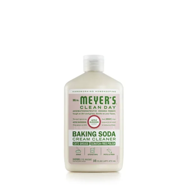 Mrs. Meyer's Clean Day Apple Blossom Baking Soda Cream Cleaner 16oz