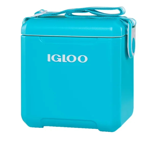 Igloo Tag Along Too Cooler with Strap, Turquoise, 11 Quart
