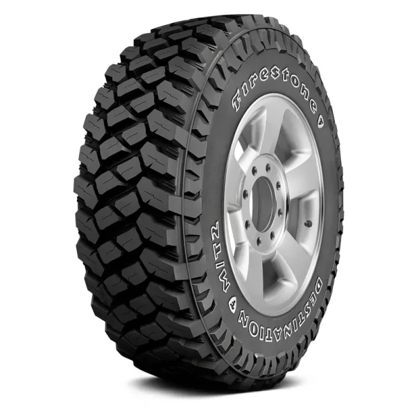 LT255/75R17 Firestone Destination M/T2 111Q LRC White Letter Tire