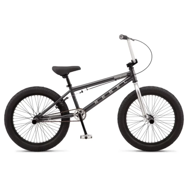 Mongoose Rebel X1 BMX Bike, 20 - In. Wheels, Kids Ages 7 - 14 Years, Gray Child Bicycle