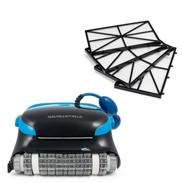 Dolphin Nautilus CC Plus Robotic Pool Cleaner with Wi-Fi Includes Ultra-Fine Filters