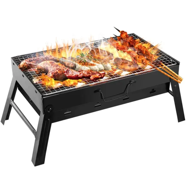 iMounTEK Portable BBQ Grill Foldable Charcoal Lightweight Smoker Grill
