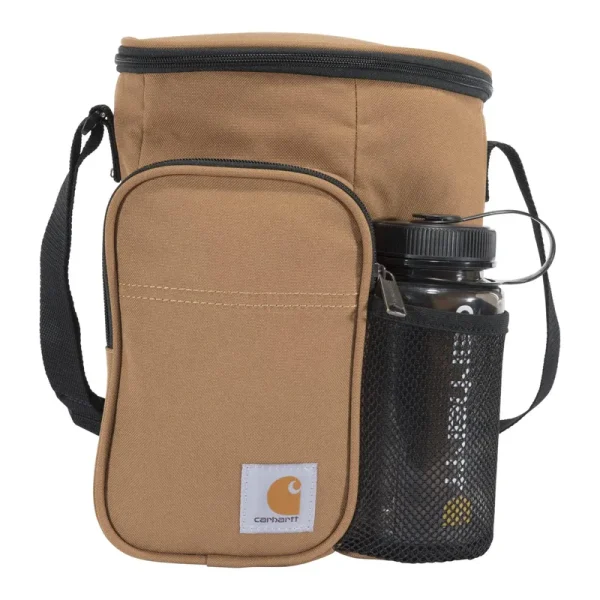 Carhartt Vertical Lunch Cooler with Water Bottle - Brown