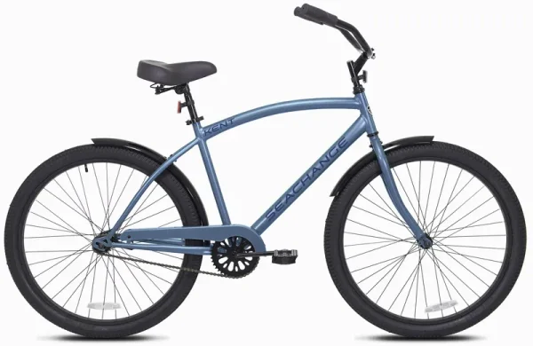 Kent Bicycles 27.5 in Male Sea Change Beach Cruiser Bike, Metallic Blue