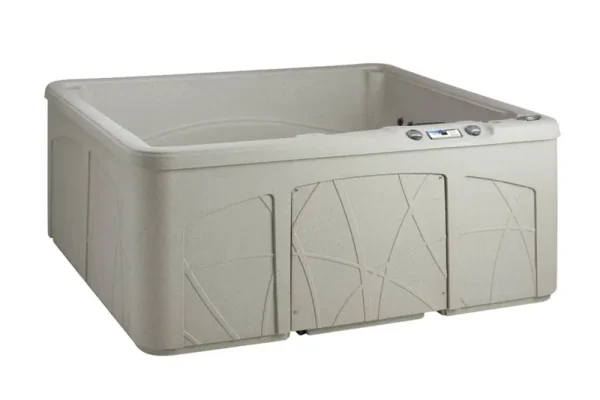 Lifesmart Bahama (LS350DX) Hot Tub - 5 Person, 28-Jet, Plug & Play Spa, Sand, Beige