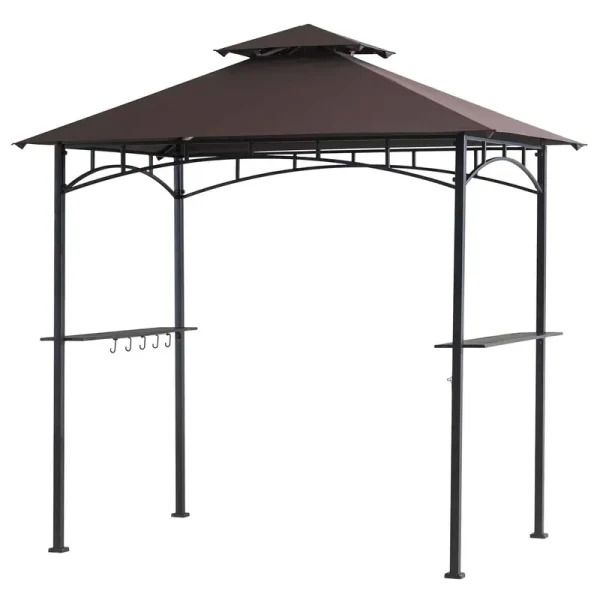 Living Accents 8 x 5 ft. Polyester Grill Gazebo