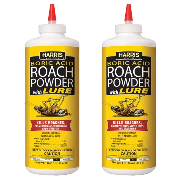 Harris 32 oz. Boric Acid Roach Powder, 2-Pack