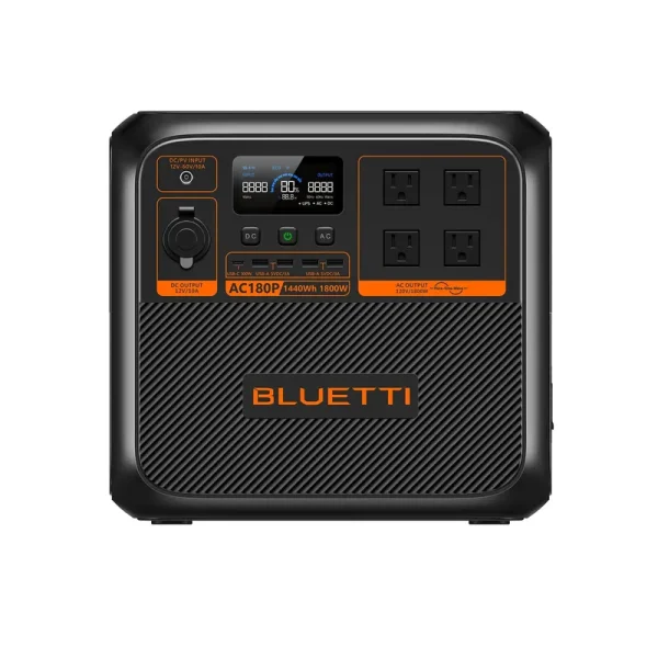 BLUETTI AC180 Portable Power Station (1152Wh) Power Station Only