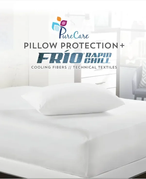 PureCare Frio Pillow Protector - Standard - White