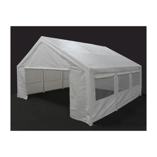 King Canopy 18 ft x 20 ft Sidewall Kit w/ Flaps and Bug Screen Windows