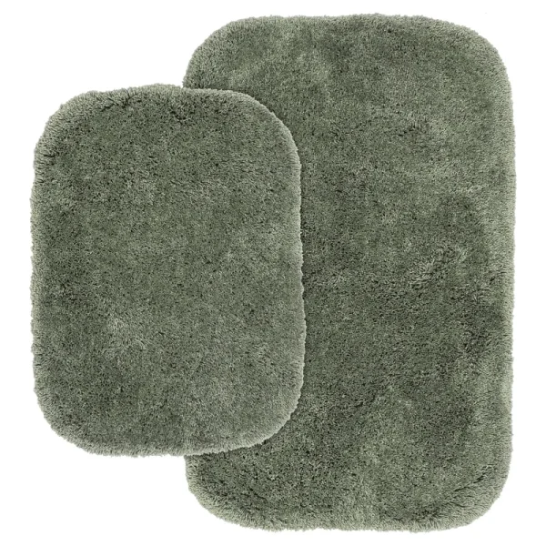 Garland Finest Luxury Bath Rug, Deep Fern - 2 count