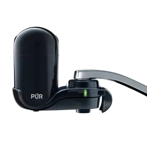 Pur Horizontal Black Faucet Water Filtration System 1 Mineral Clear Filter