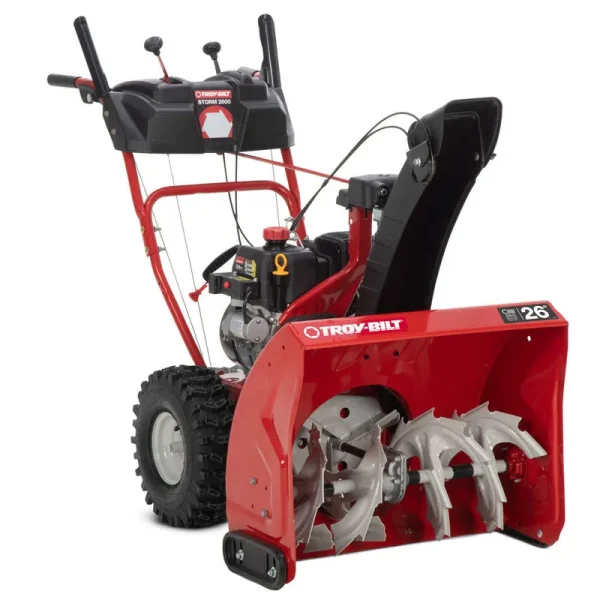 Troy-Bilt Storm 2600 26 in. 208 CC Two- Stage GAS Snow Blower with Electric Start Self Propelled