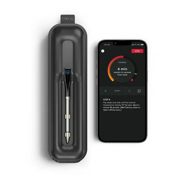Chef IQ Smart Wireless Meat Digital Cooking Thermometer, Bluetooth & WiFi Enabled