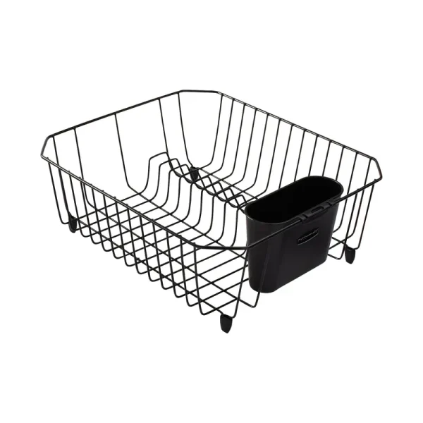 Rubbermaid Dish Drainer, Black, S