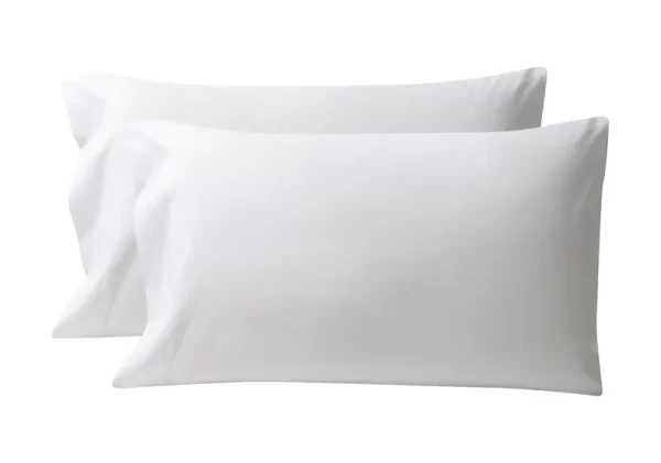 Mainstays Microfiber Pillowcase Set, Size: Standard Pillowcase, White